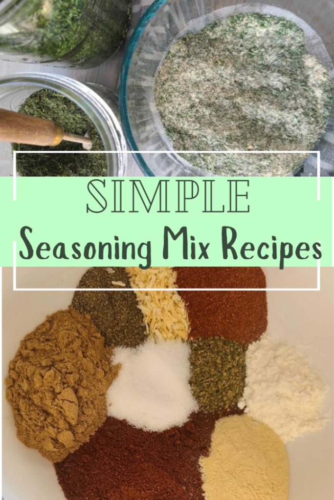 simple seasoning mix recipes
