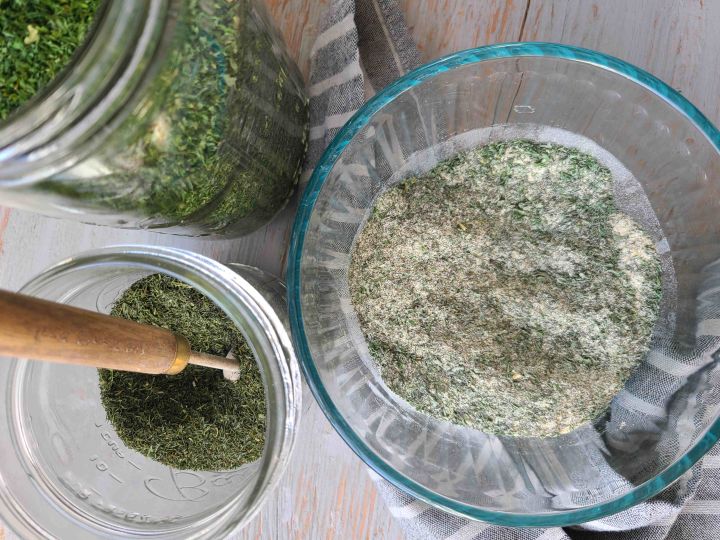 bowl of homemade pantry mix ranch dressing mix